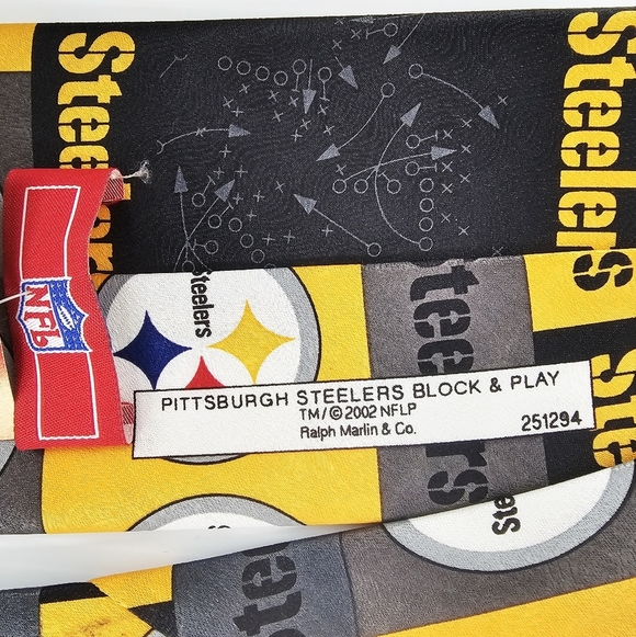 Vintage NFL Pittsburgh Steelers 2002 Tie NWT - Picture 3 of 8